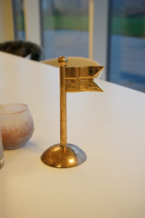 FLAUG Premium bordflag i bronze - POLERET