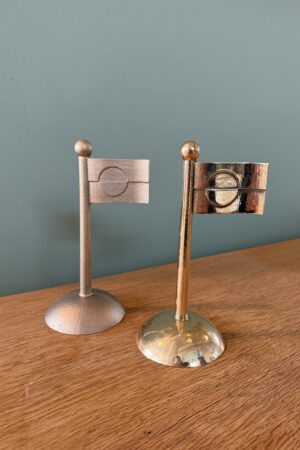 FLAUG - Grønlandsk flag - Poleret 20,5 cm